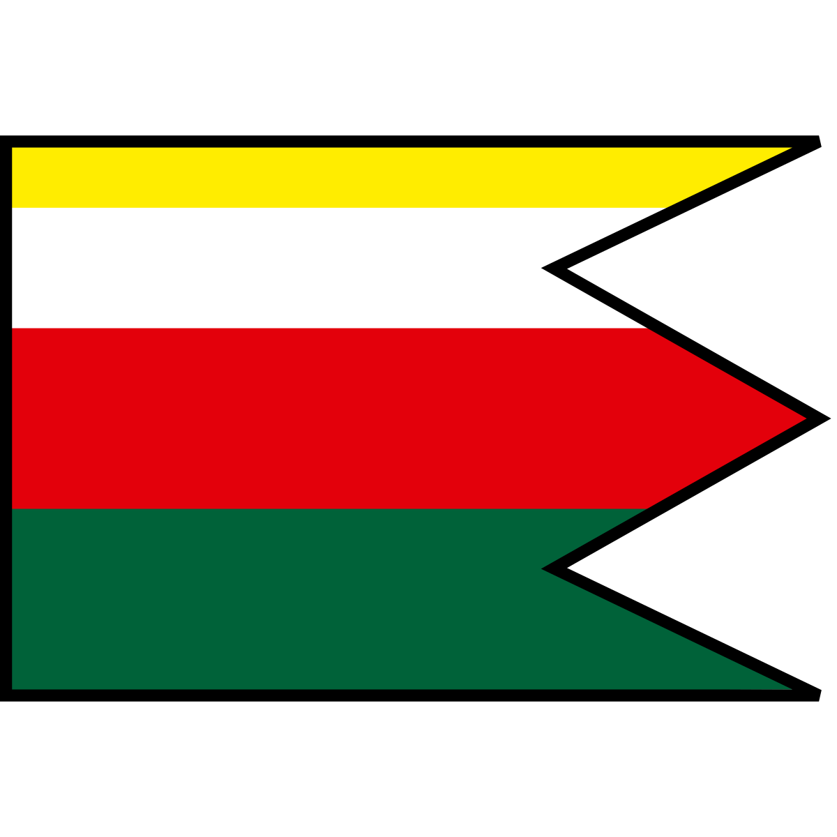 Flag of Otročok, Region of Banská Bystrica