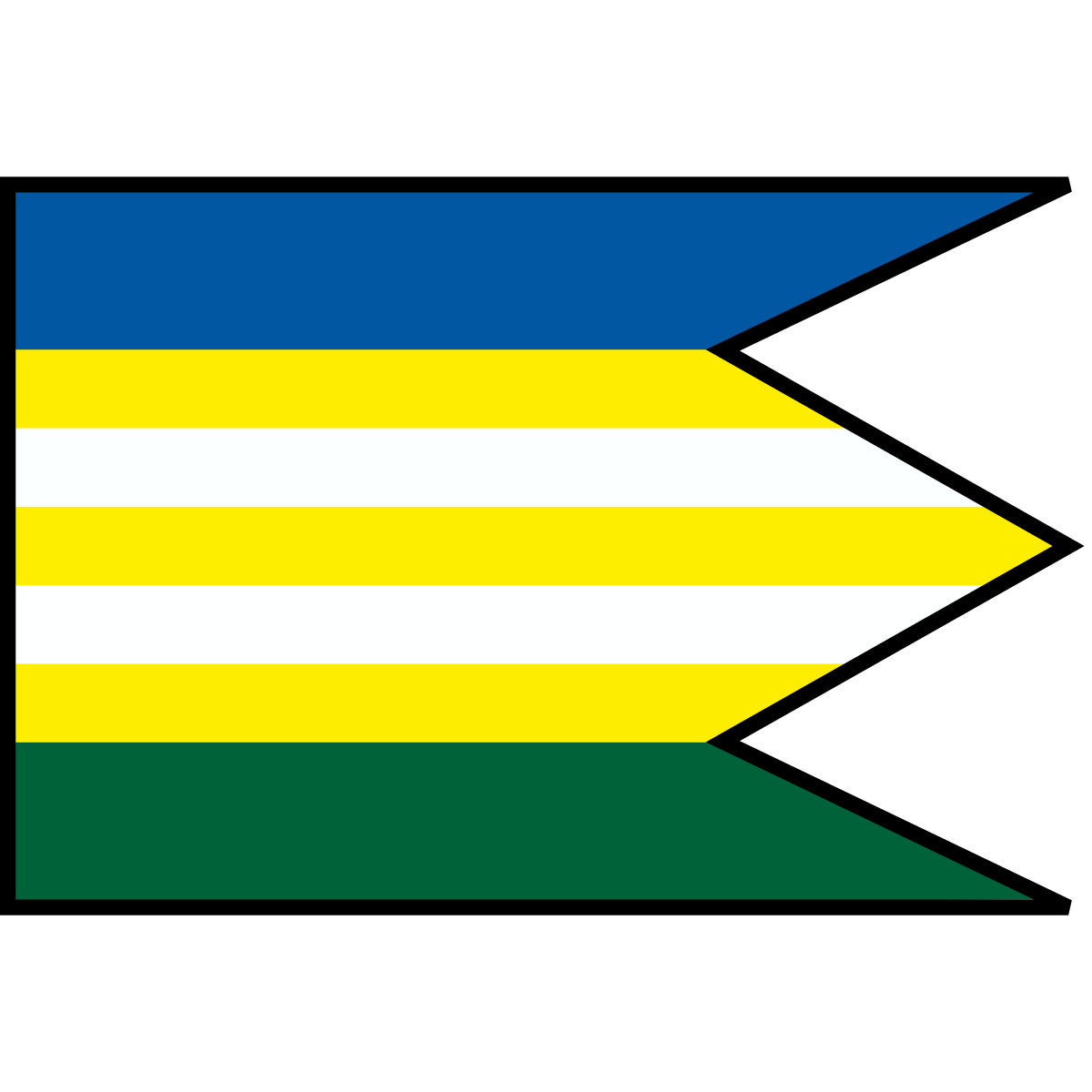 Flag of Ovčie, Region of Prešov
