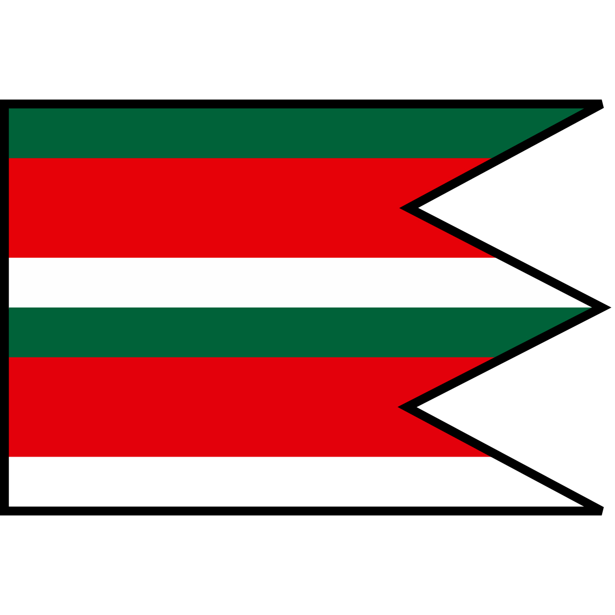 Flag of Parihuzovce, Region of Prešov