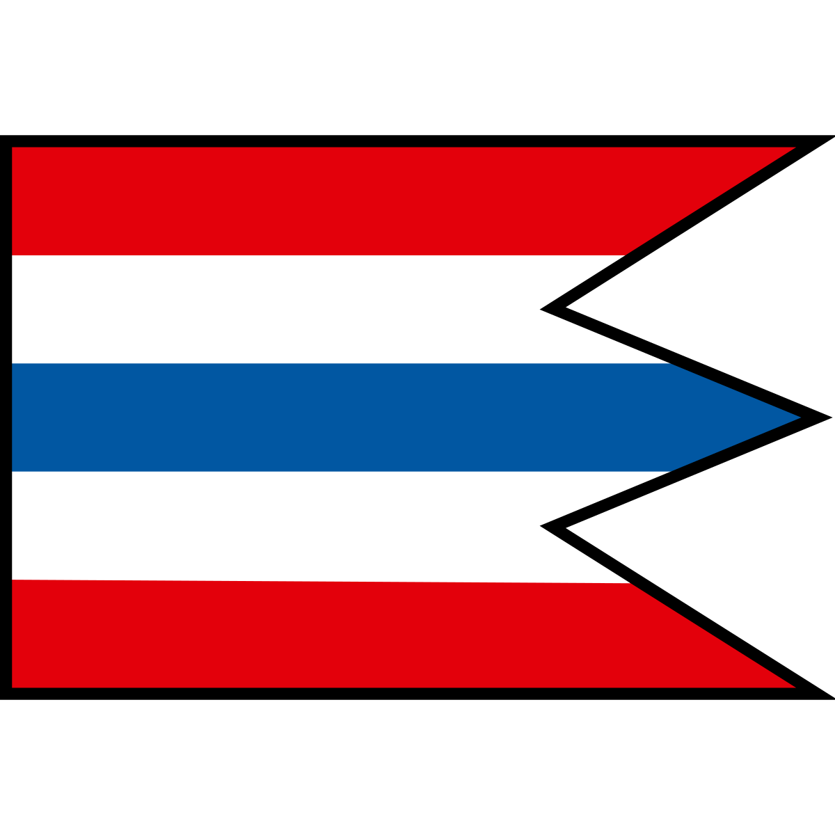 Flag of Partizánska Ľupča, Region of Žilina