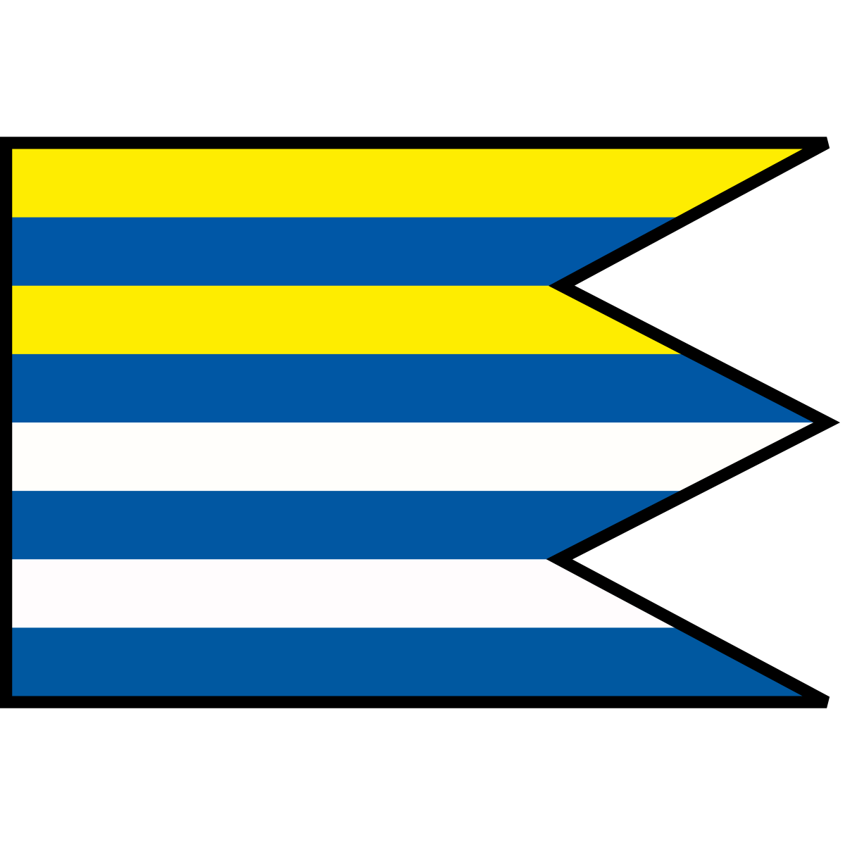 Flag of Patince, Region of Nitra