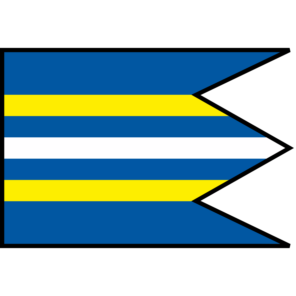 Flag of Pažiť, Region of Trenčín