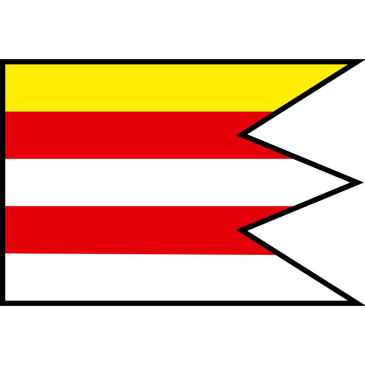 Flag of Pereš, Region of Nitra