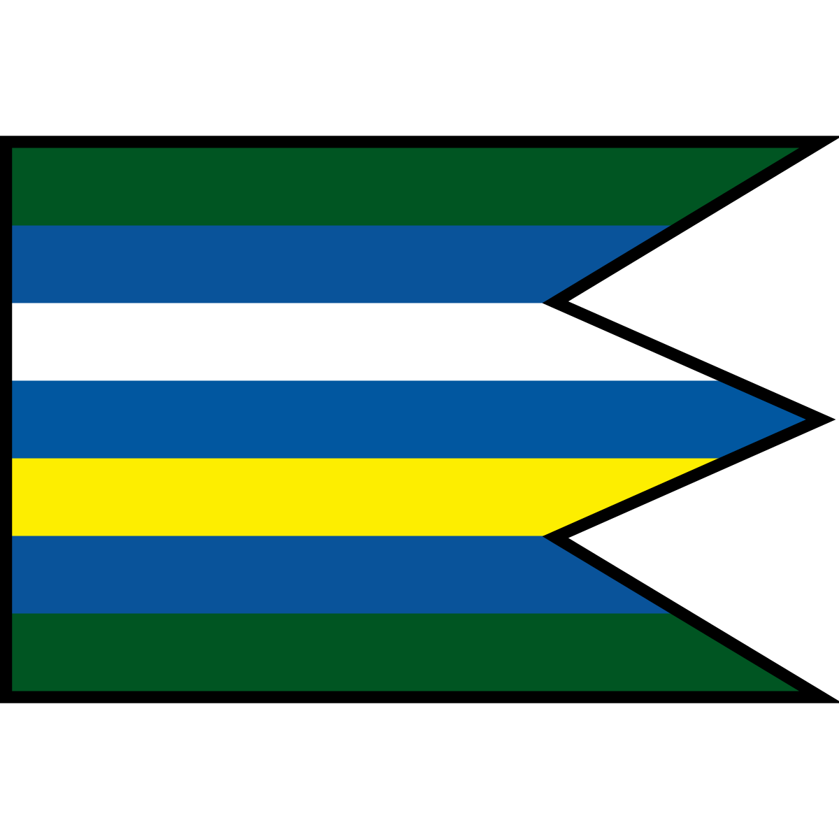 Flag of Perín, Region of Košice