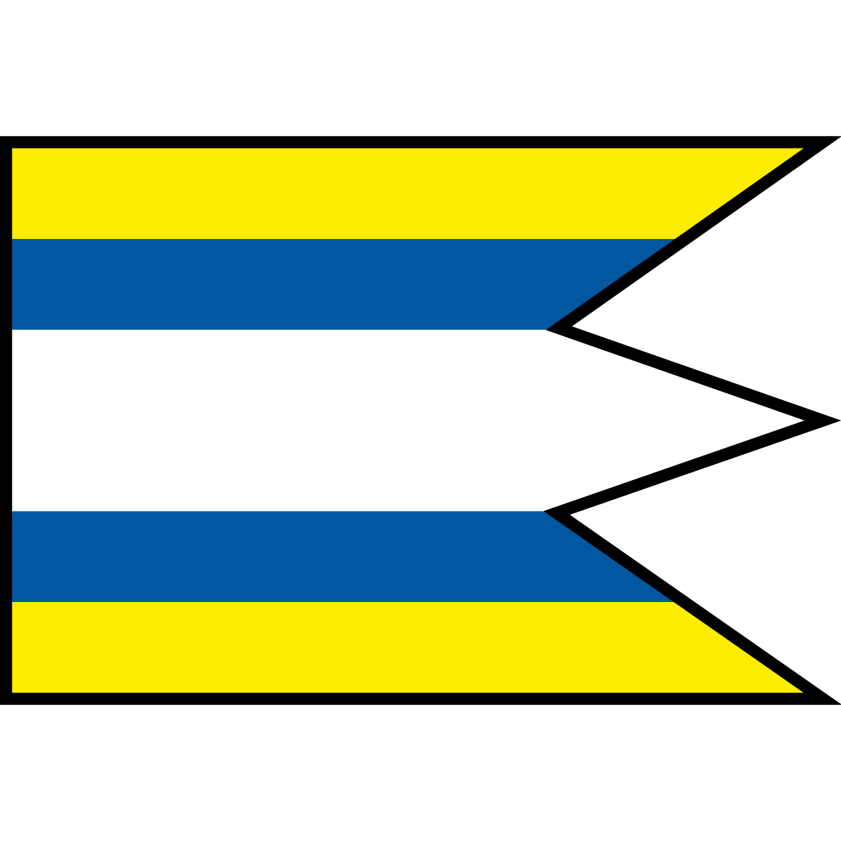 Flag of Plavecký Mikuláš, Region of Bratislava