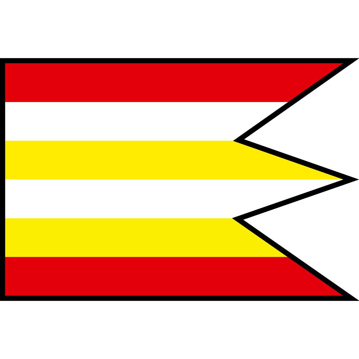 Flag of Plavecký Štvrtok, Region of Bratislava