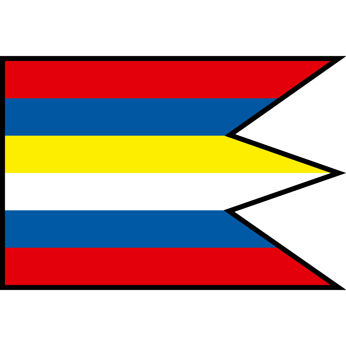 Flag of Pod Braniskom, Region of Prešov