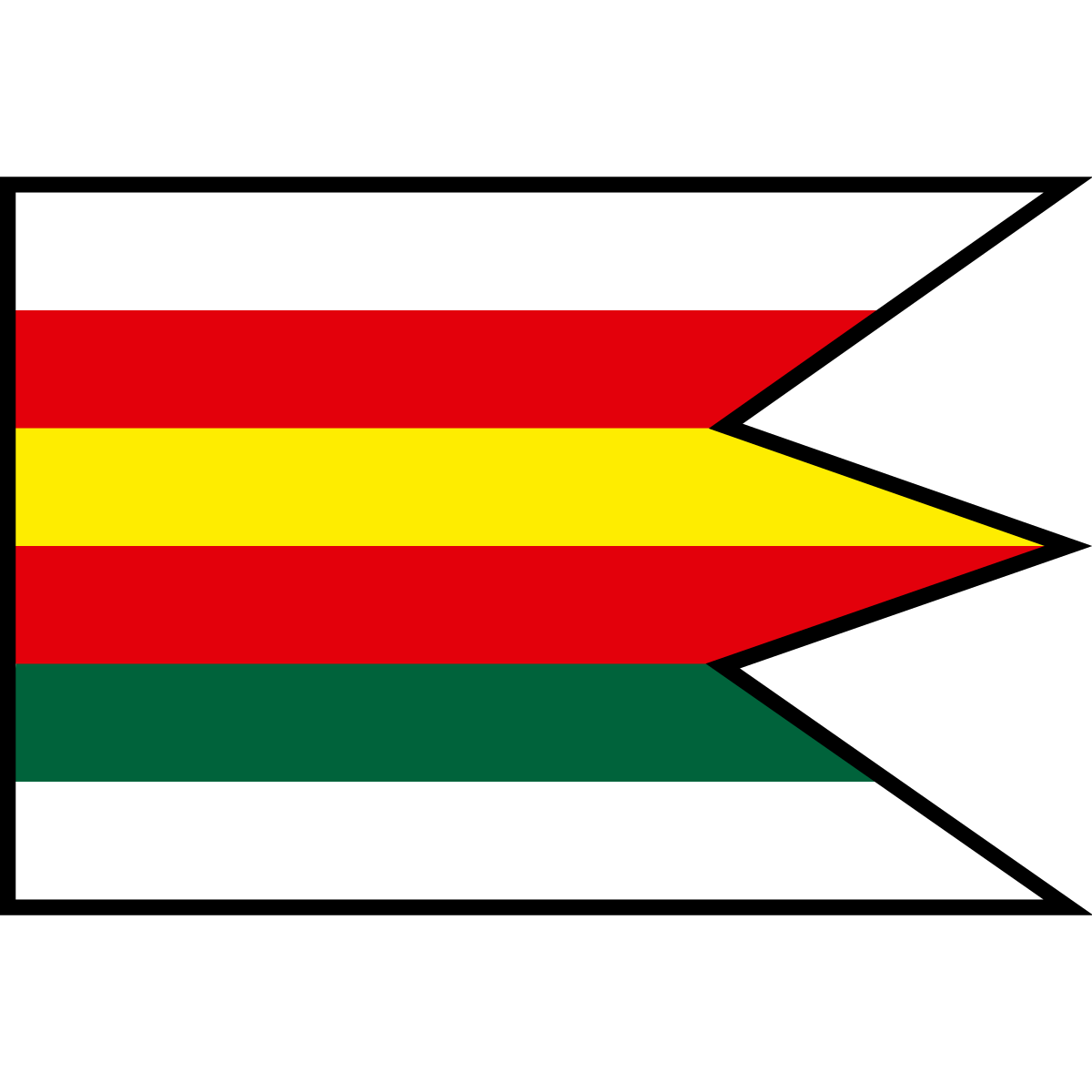 Flag of Podhradie, Region of Trenčín
