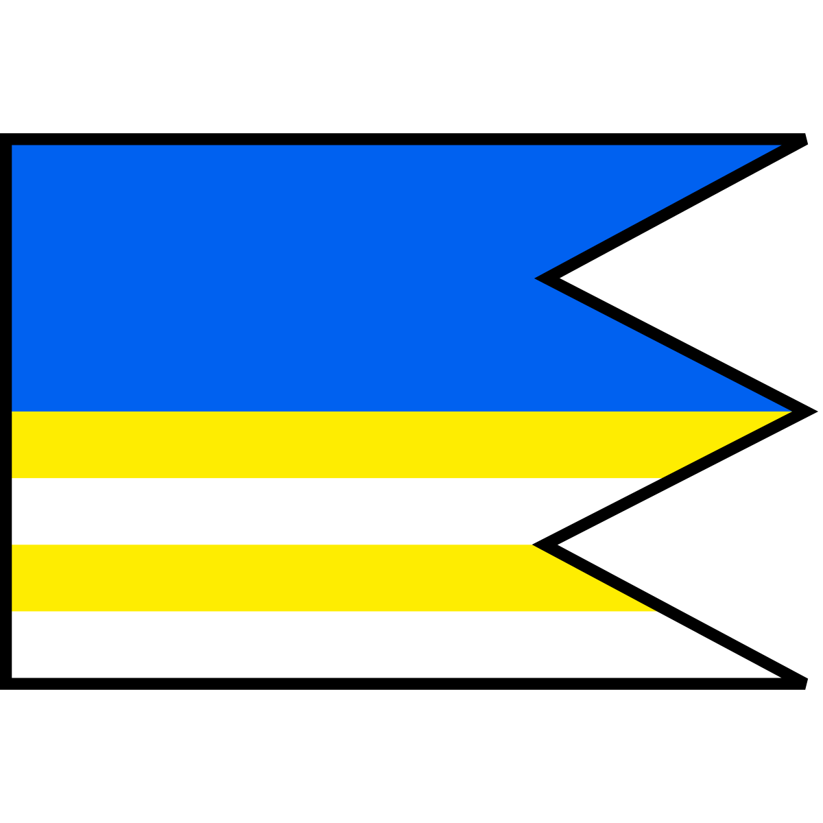 Flag of Podlán, Region of Trenčín