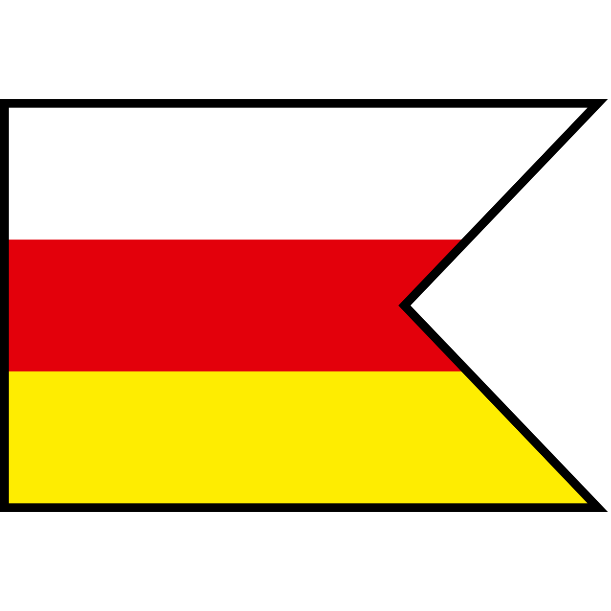 Flag of Podsadek, Region of Prešov