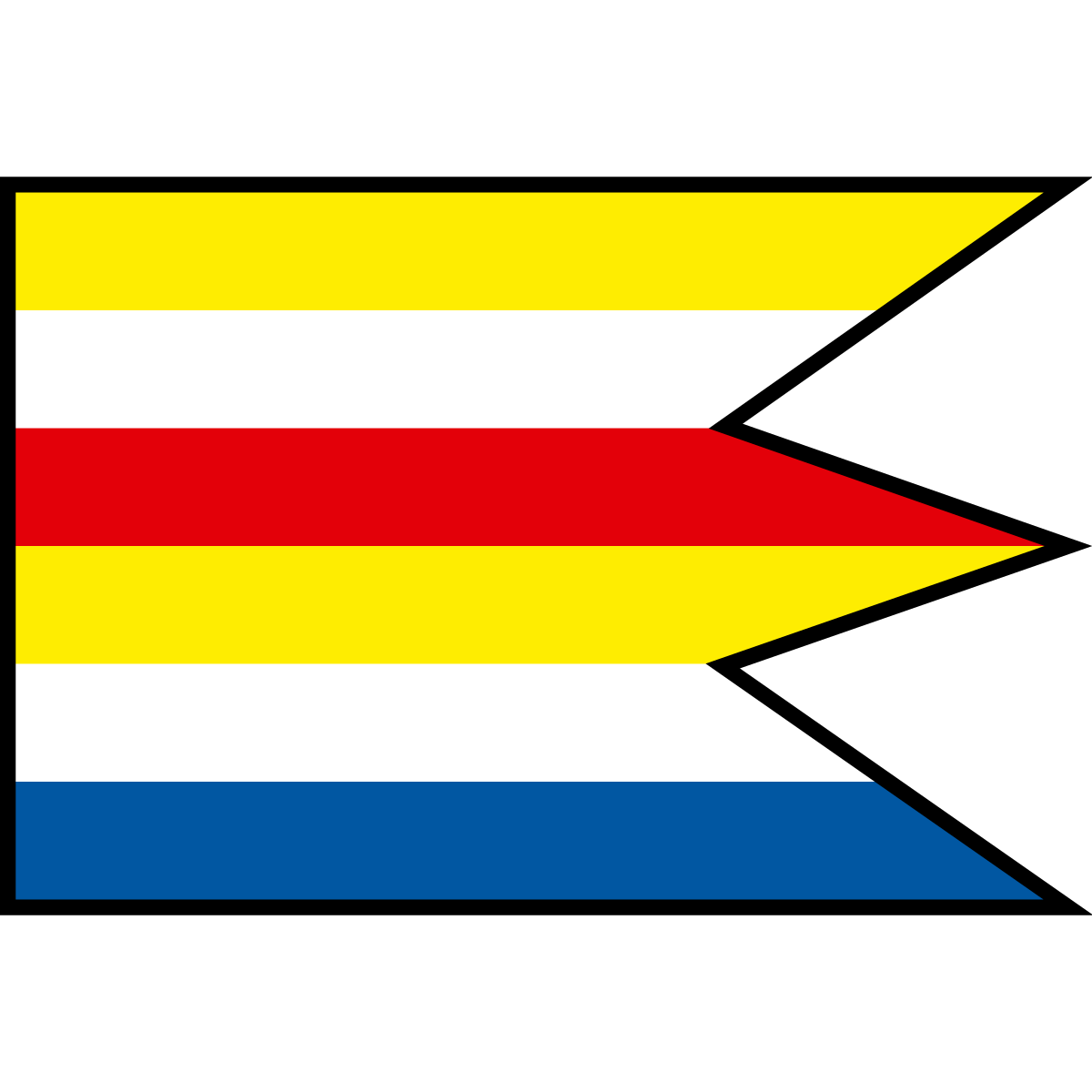 Flag of Podskalie, Region of Trenčín
