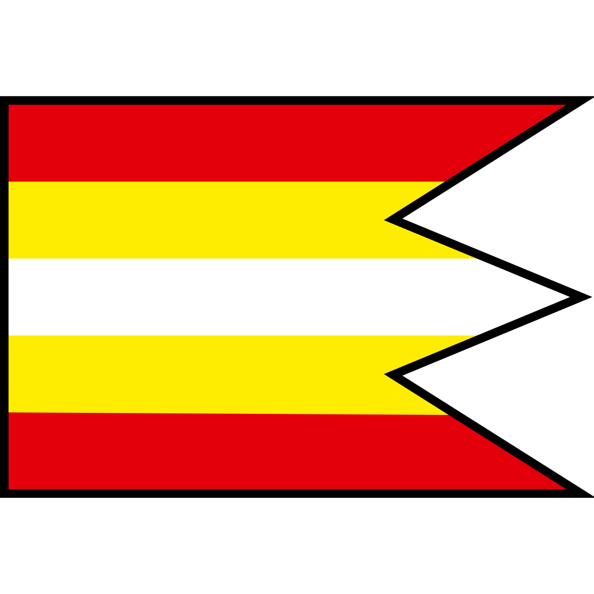Flag of Podzámok, Region of Prešov