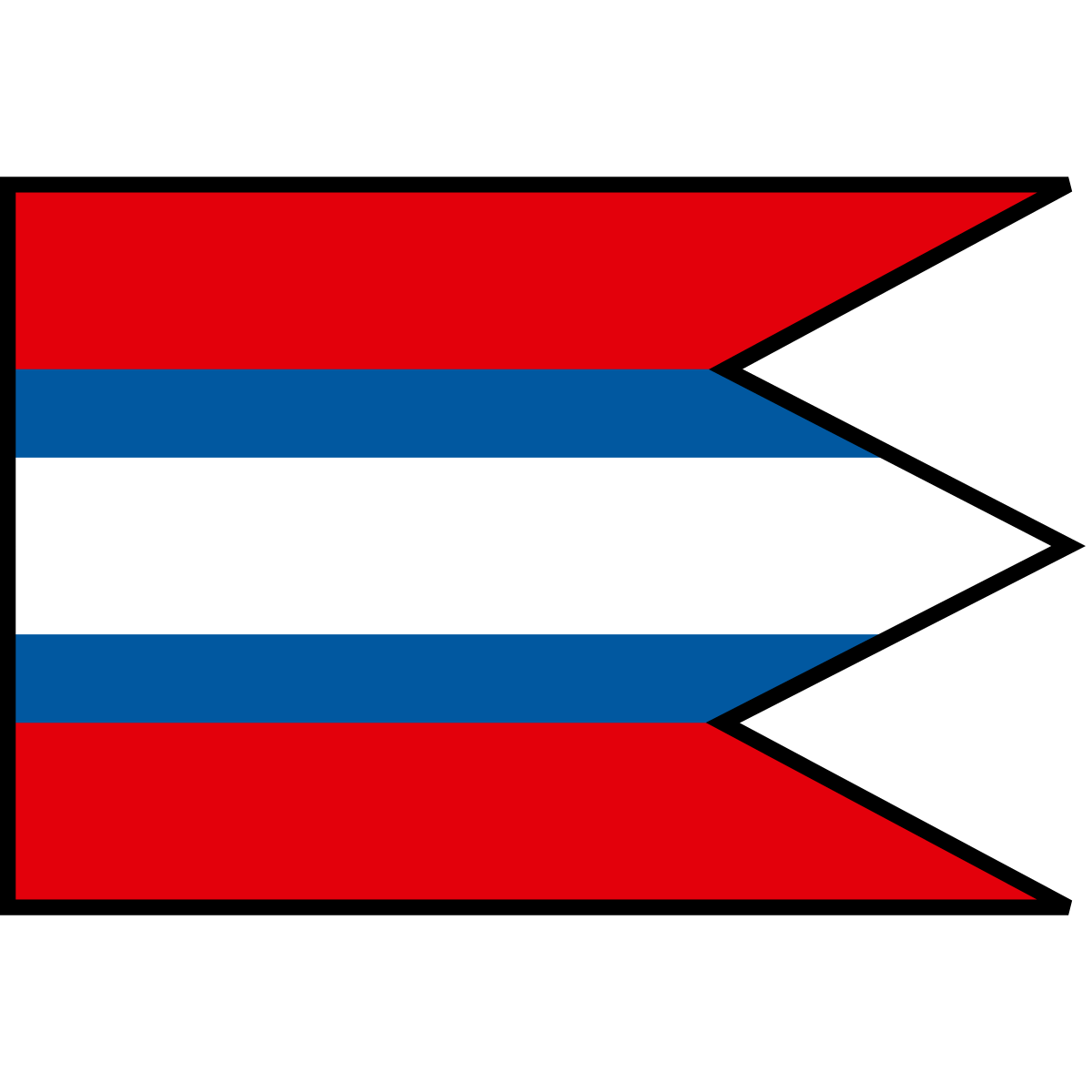 Flag of Pohorelská Maša, Region of Banská Bystrica