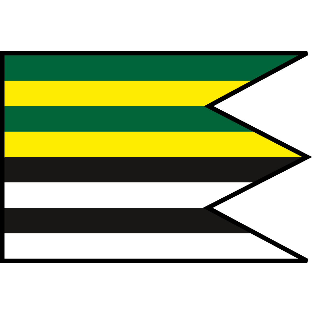 Flag of Pokryváč, Region of Žilina