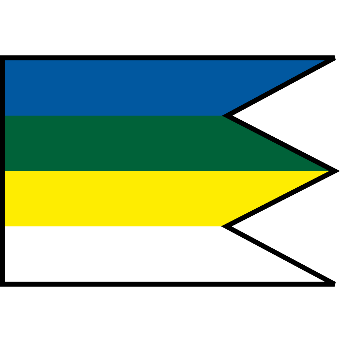 Flag of Poliakovce, Region of Prešov