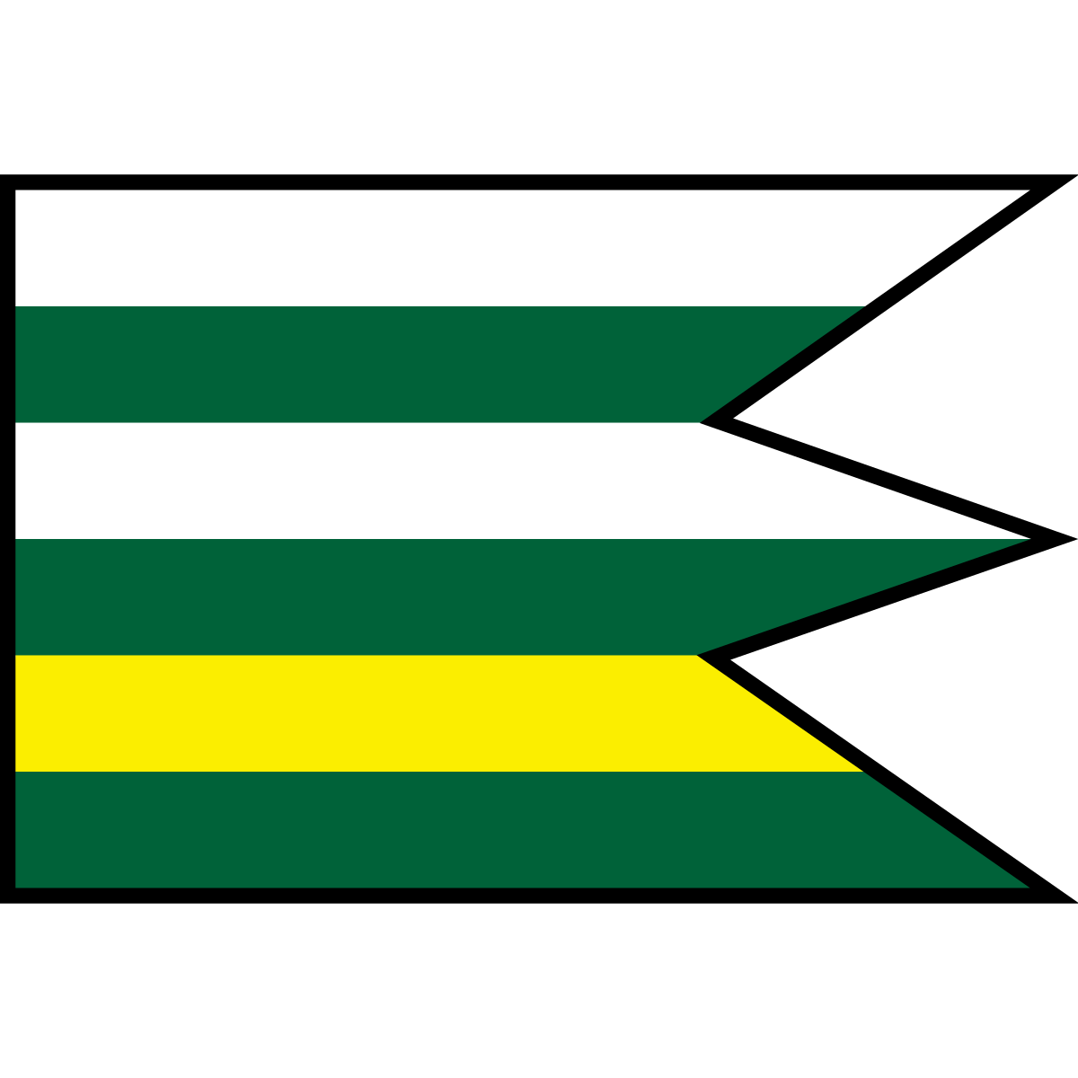 Flag of Polkanová, Region of Banská Bystrica