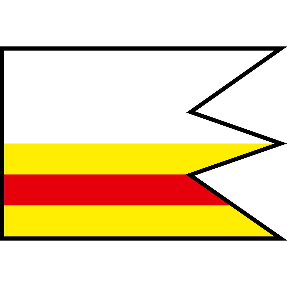 Flag of Poluvsie, Region of Trenčín