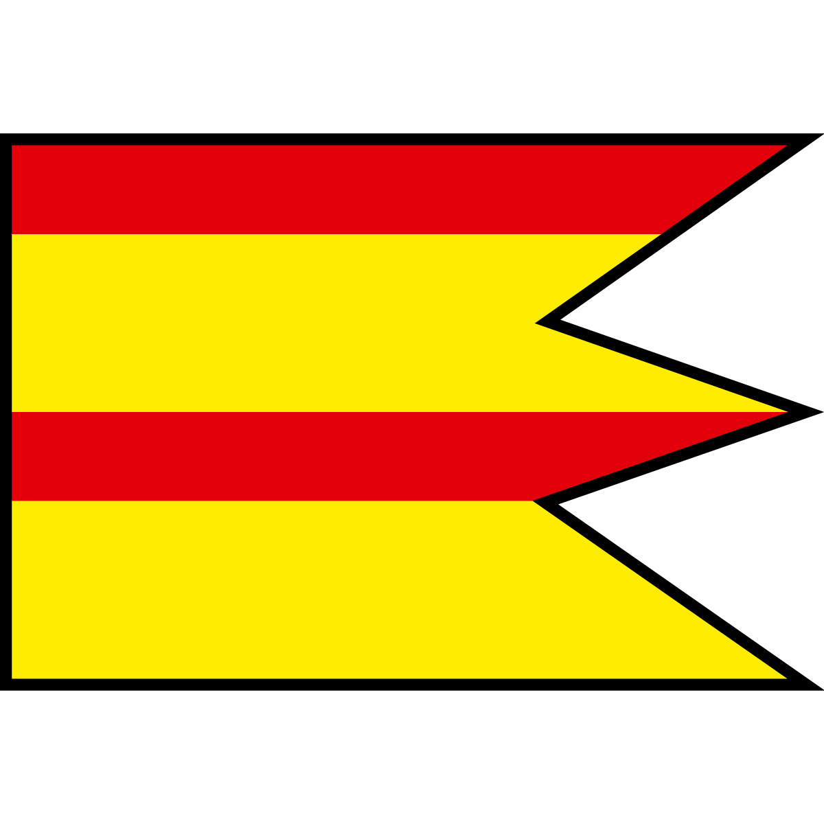 Flag of Poproč, Region of Banská Bystrica