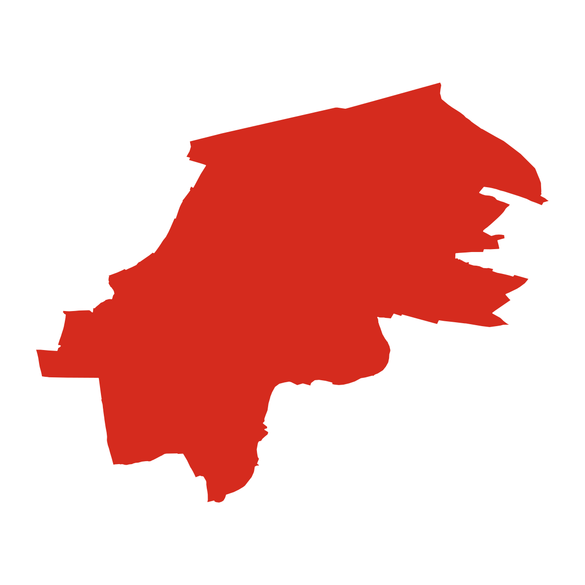 Poriadie city boundary