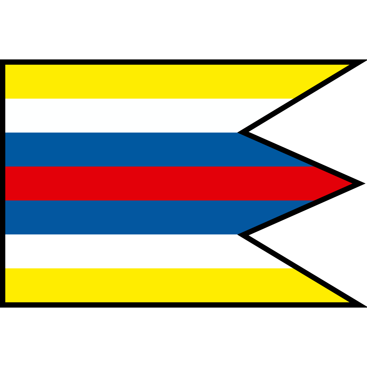 Flag of Poriadie, Region of Trenčín