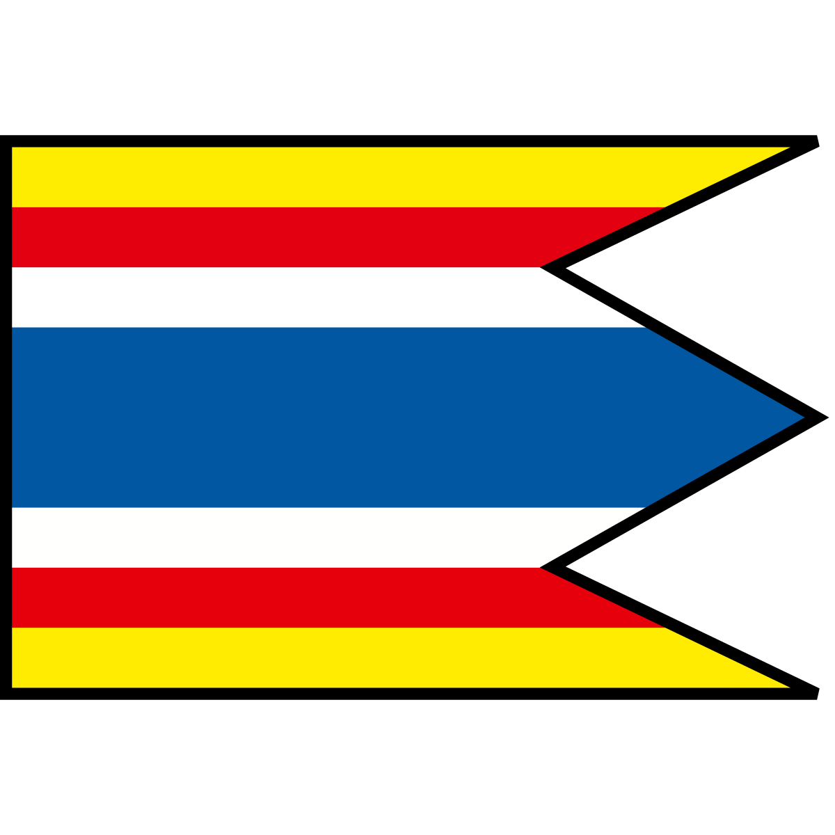 Flag of Porostov, Region of Košice