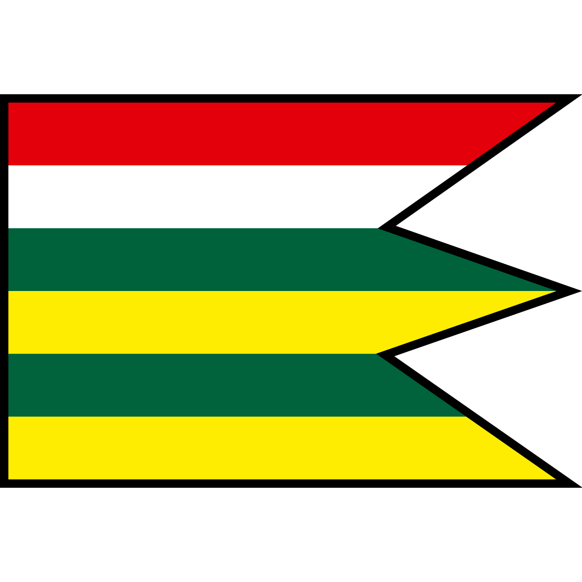 Flag of Poša, Region of Prešov