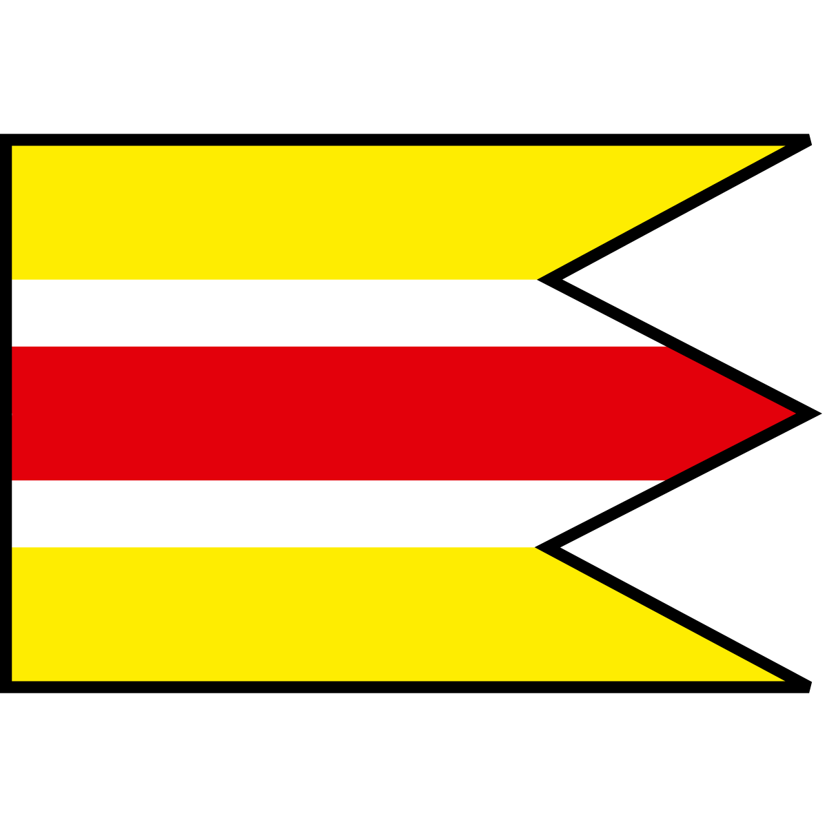 Flag of Potôčik, Region of Banská Bystrica