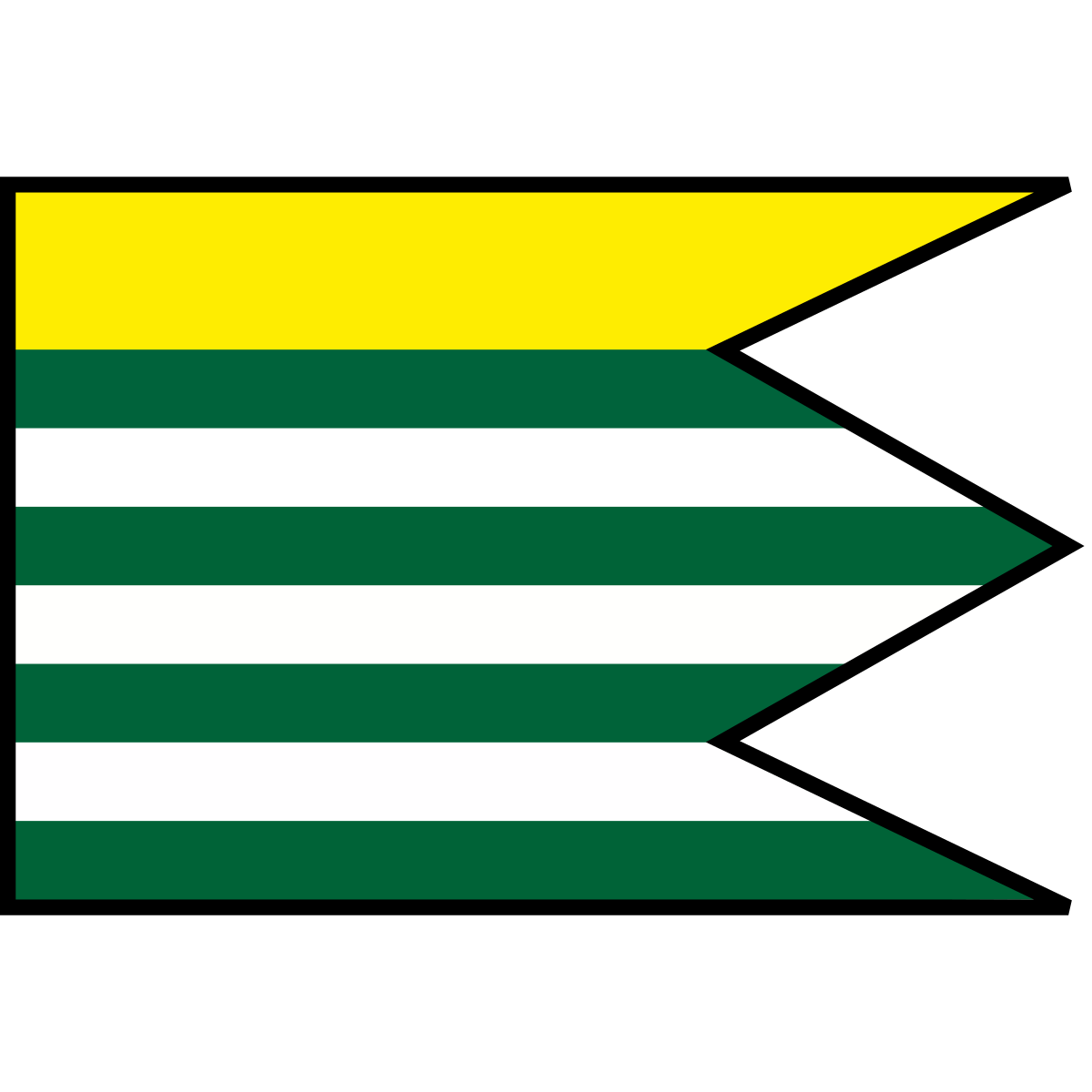 Flag of Potok, Region of Žilina