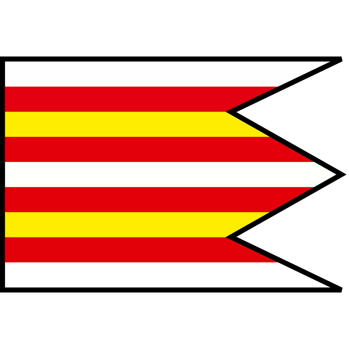 Flag of Pozba, Region of Nitra