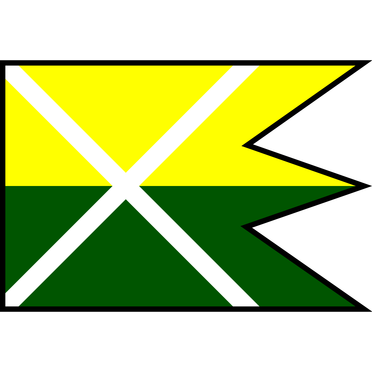 Flag of Prakovce, Region of Košice