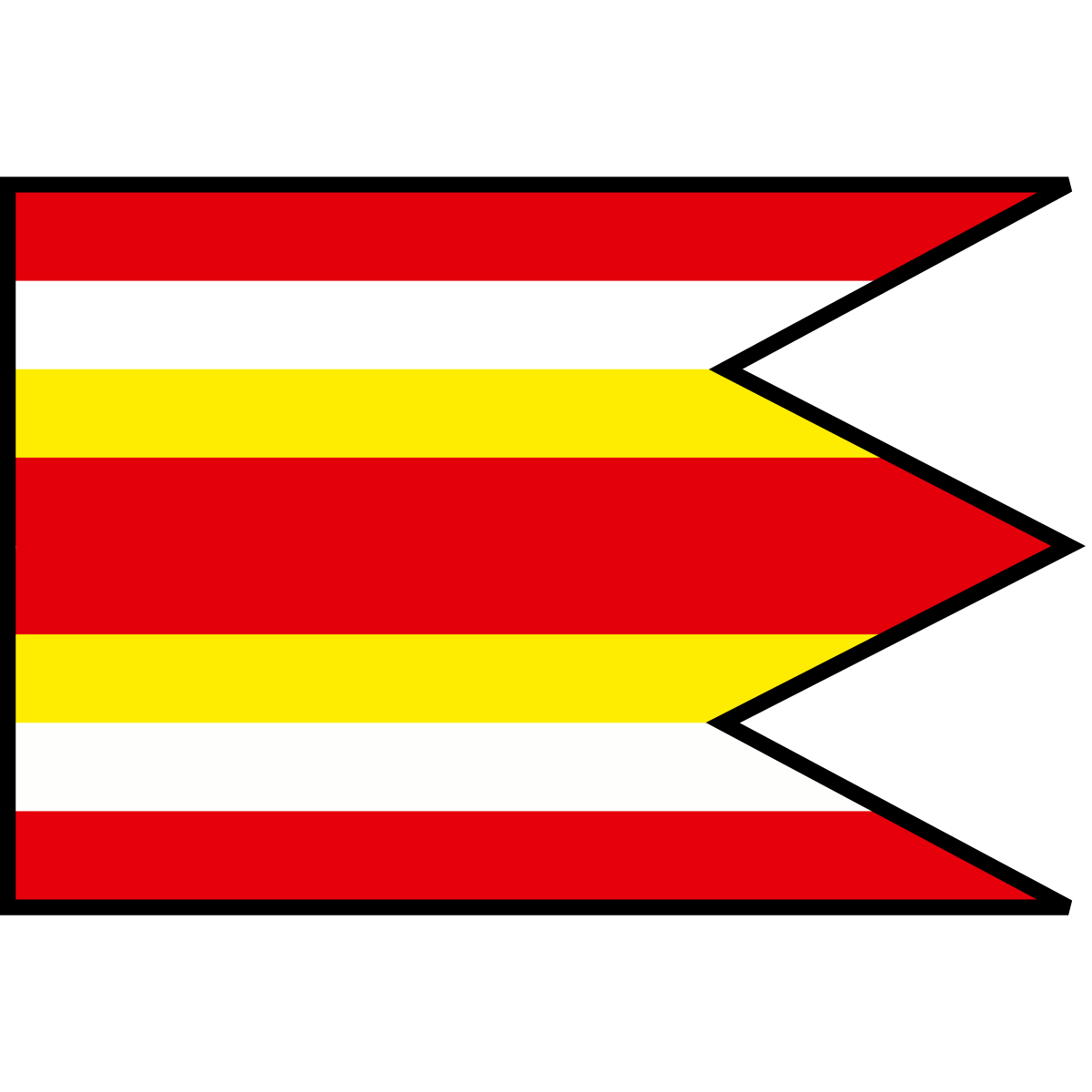 Flag of Predajná, Region of Banská Bystrica