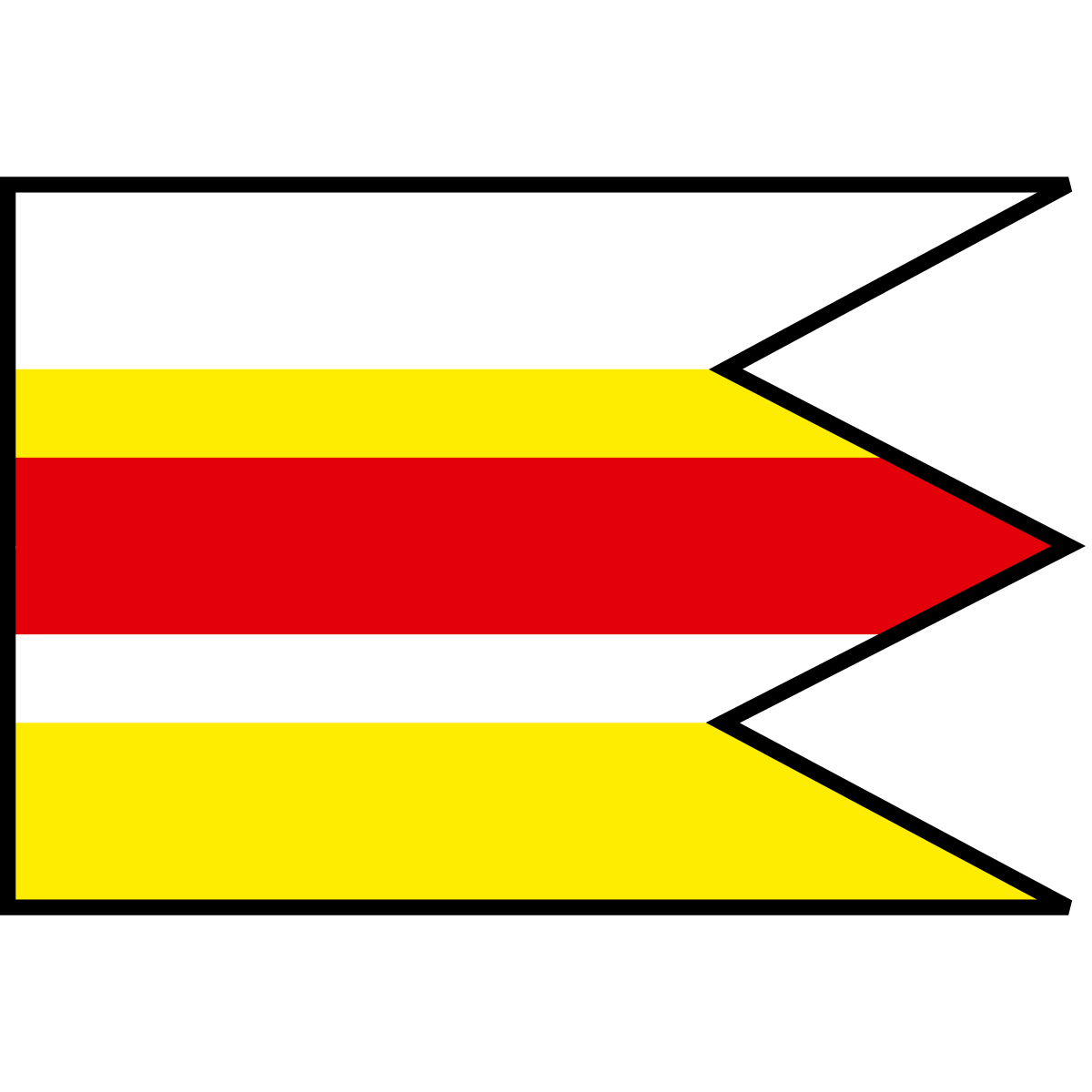 Flag of Preseľany, Region of Nitra