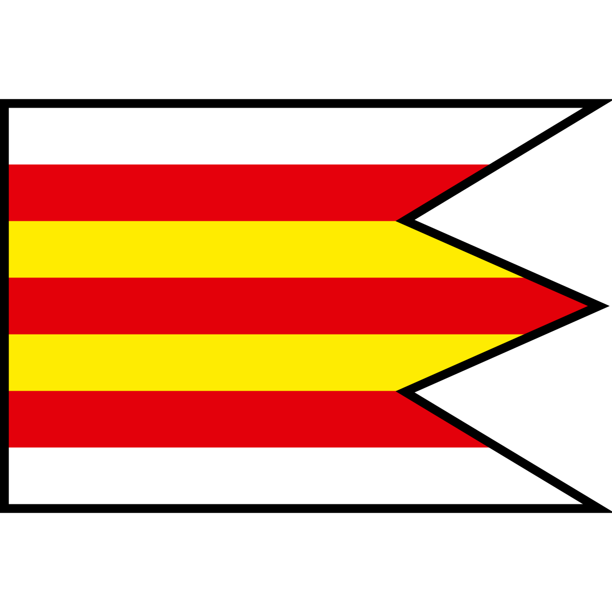 Flag of Prestavlky, Region of Banská Bystrica