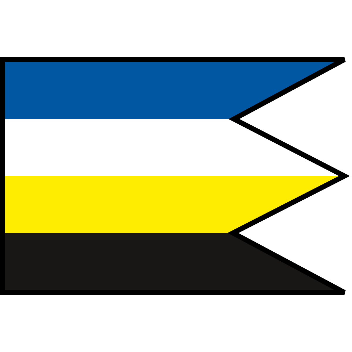 Flag of Pribeník, Region of Košice