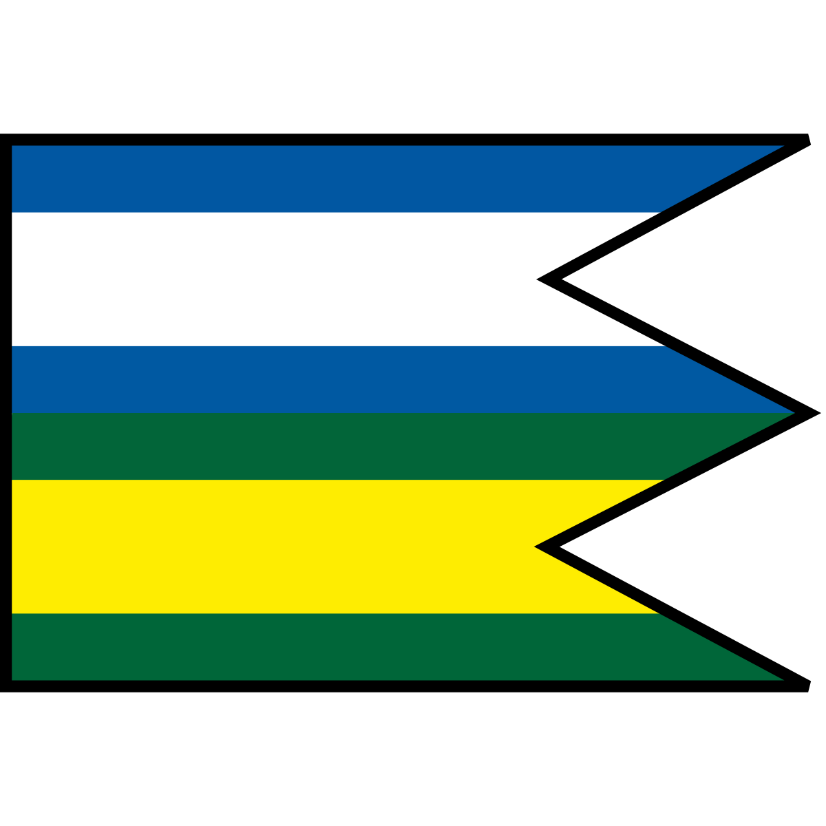 Flag of Pribiš, Region of Žilina