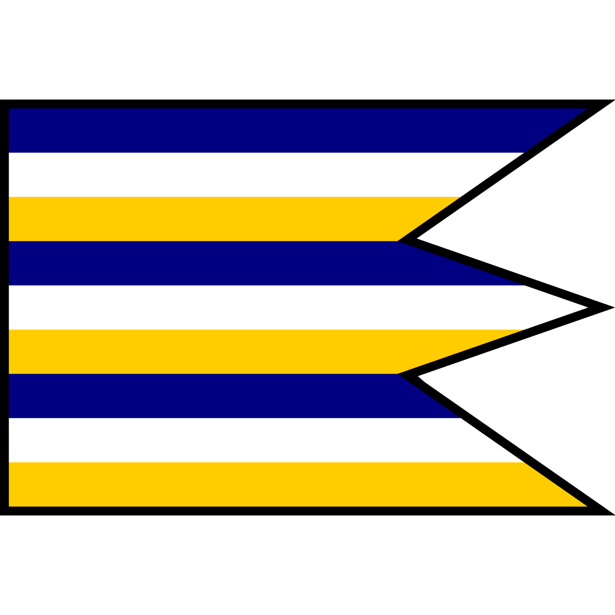 Flag of Priechod, Region of Banská Bystrica