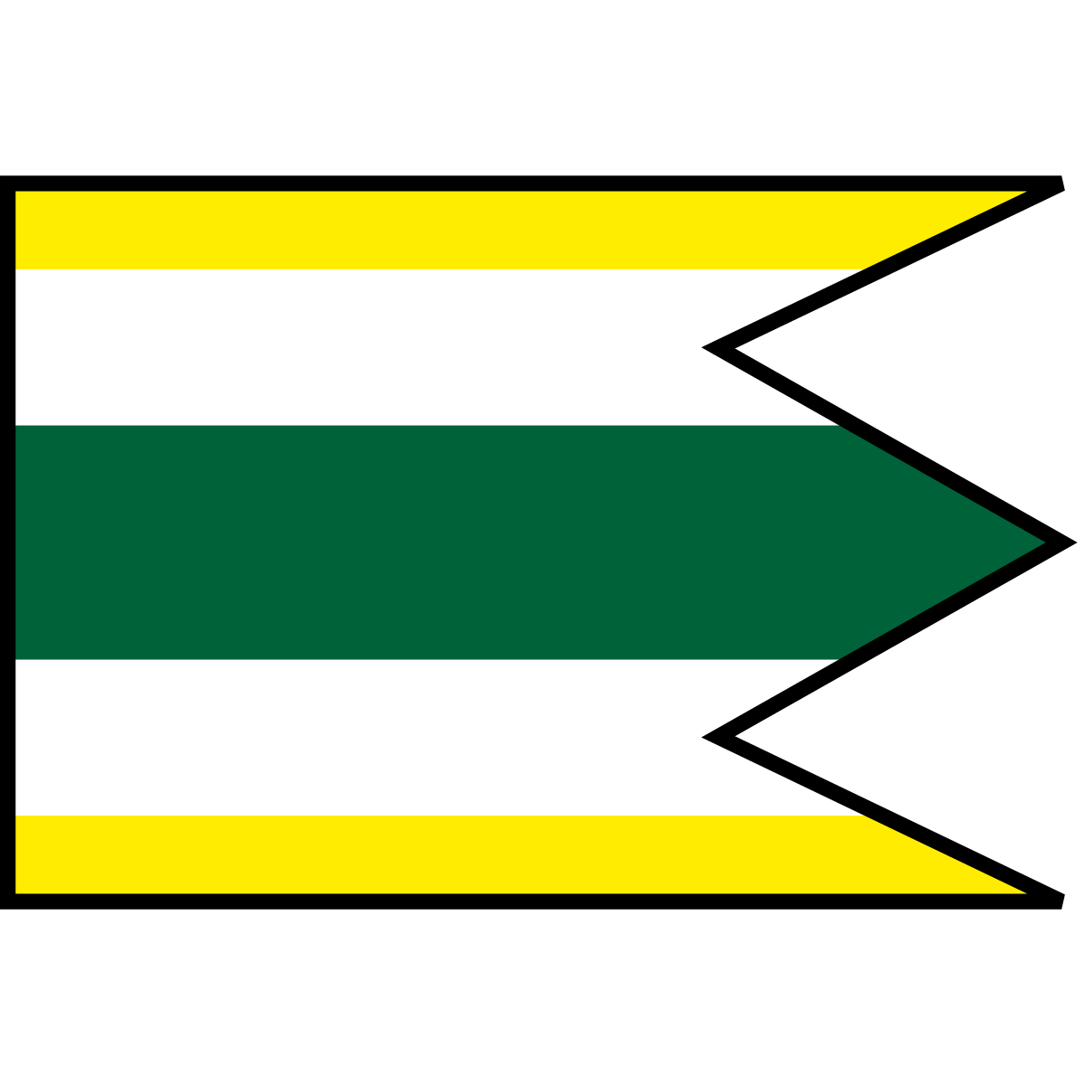 Flag of Priepasné, Region of Trenčín