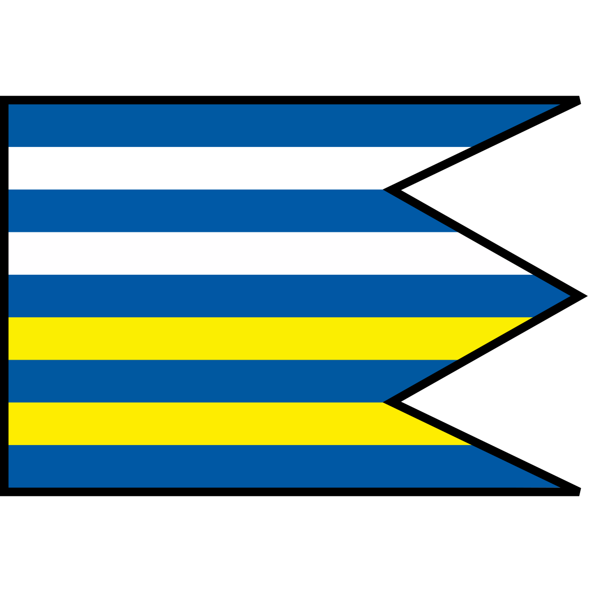 Flag of Prietržka, Region of Trnava