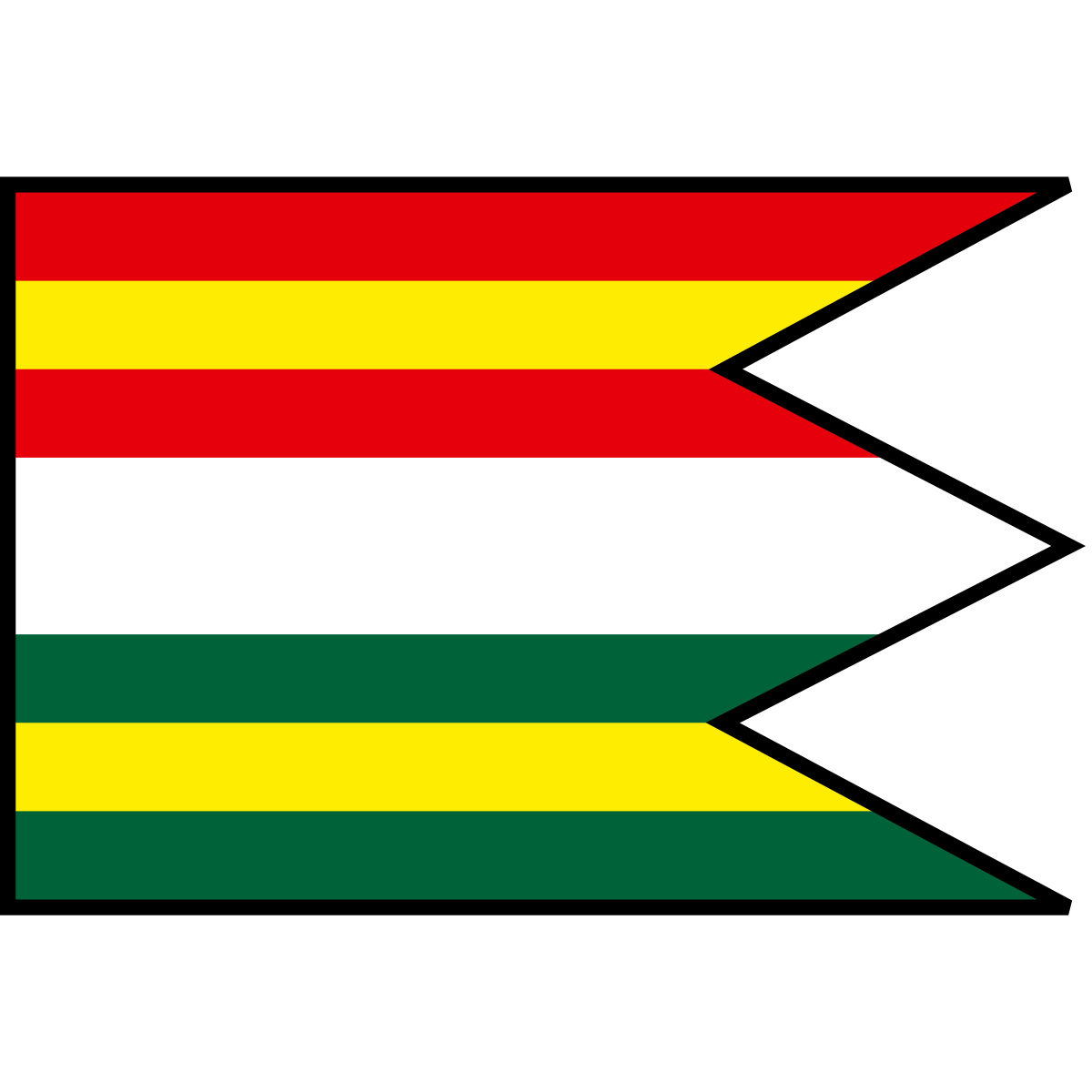 Flag of Prihradzany, Region of Banská Bystrica
