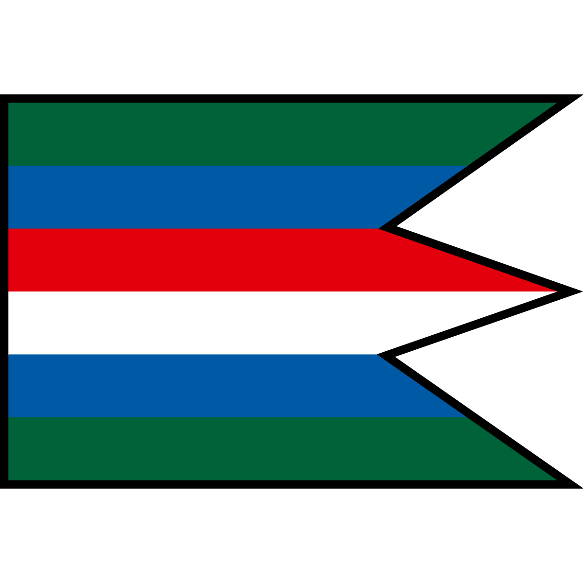 Flag of Pružina, Region of Trenčín