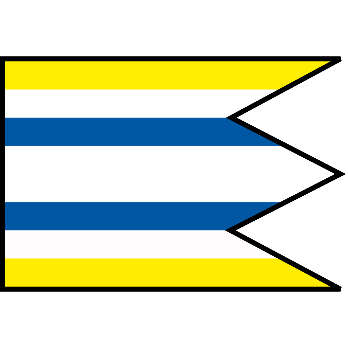 Flag of Pukanec, Region of Nitra