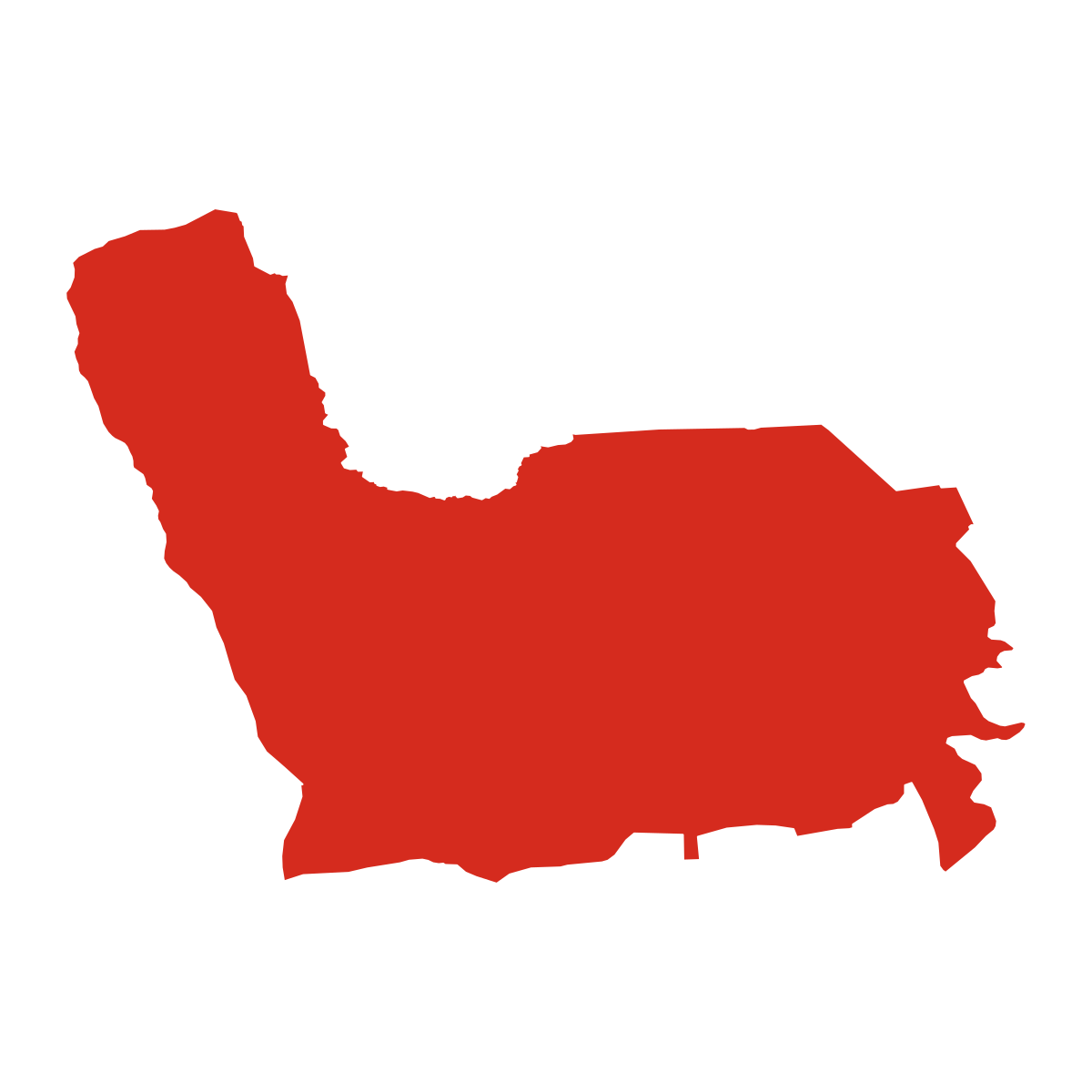 Pusté Čemerné city boundary