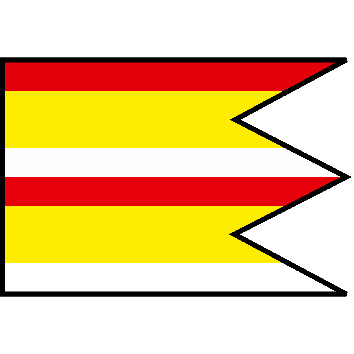 Flag of Pusté Sady, Region of Trnava