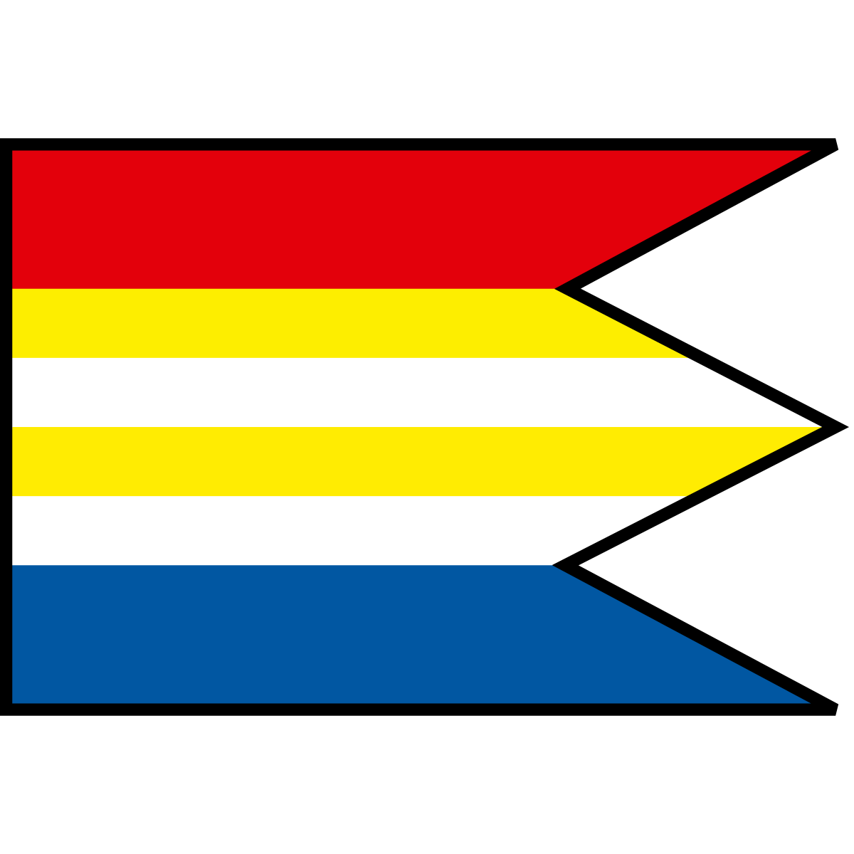 Flag of Rad, Region of Košice