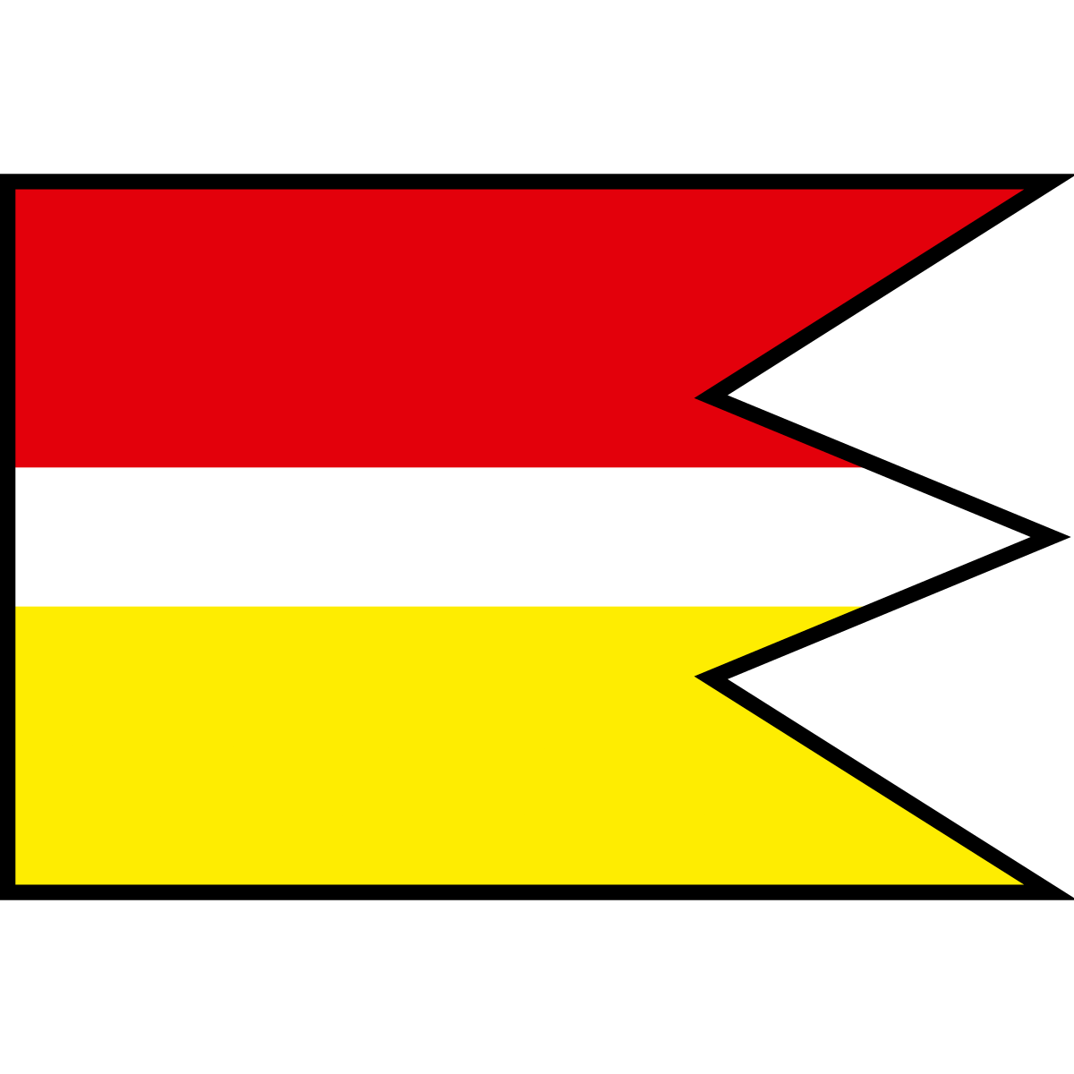 Flag of Radava, Region of Nitra