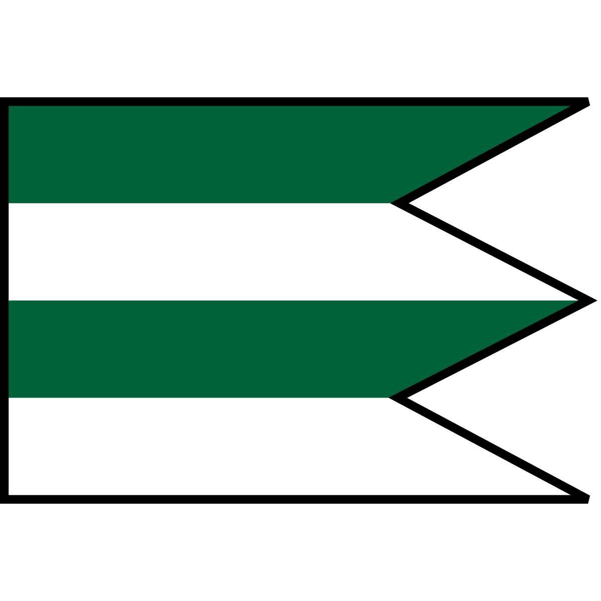 Flag of Radobica, Region of Trenčín