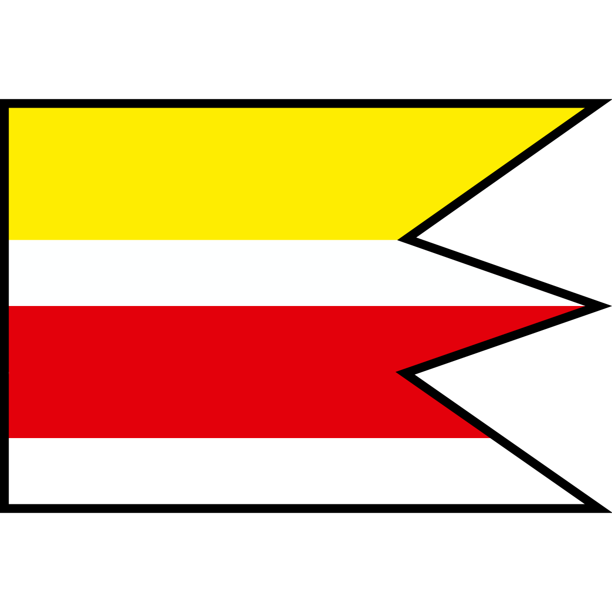 Flag of Radošovce, Region of Trnava