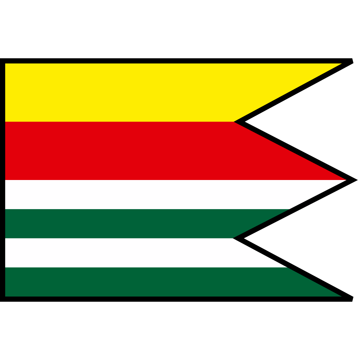 Flag of Radôstka, Region of Žilina