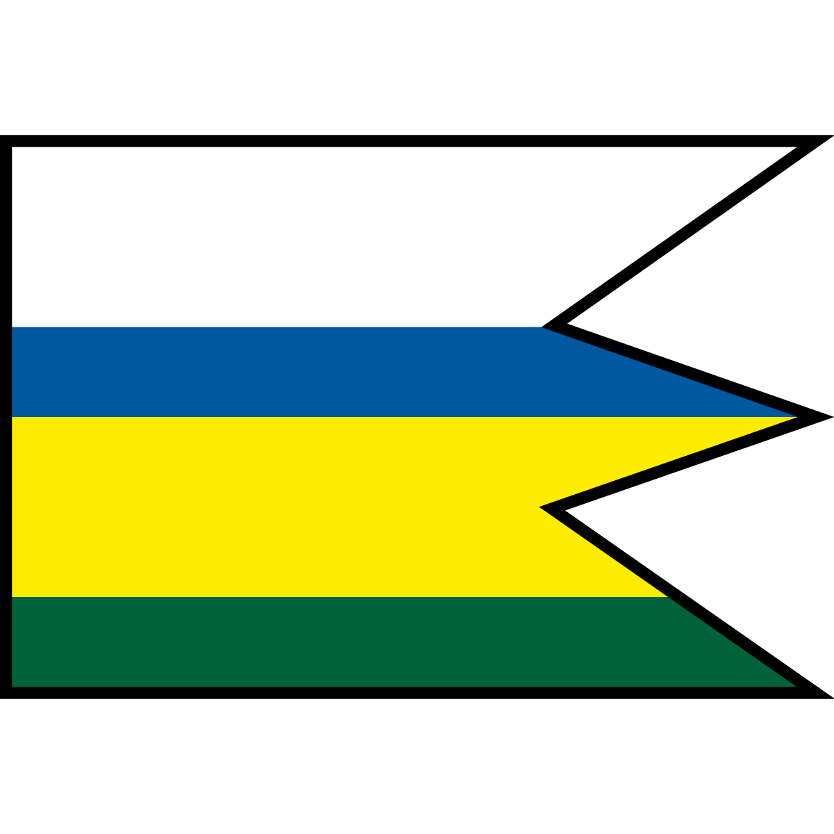 Flag of Rakovčík, Region of Prešov