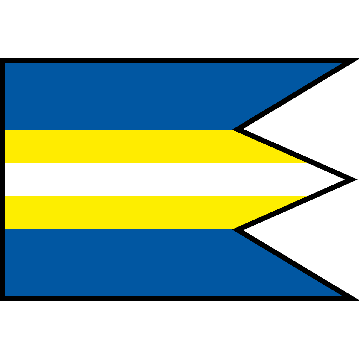Flag of Rakovec, Region of Trenčín